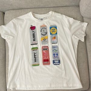 Queen of Sparkles White Seltzer Tee